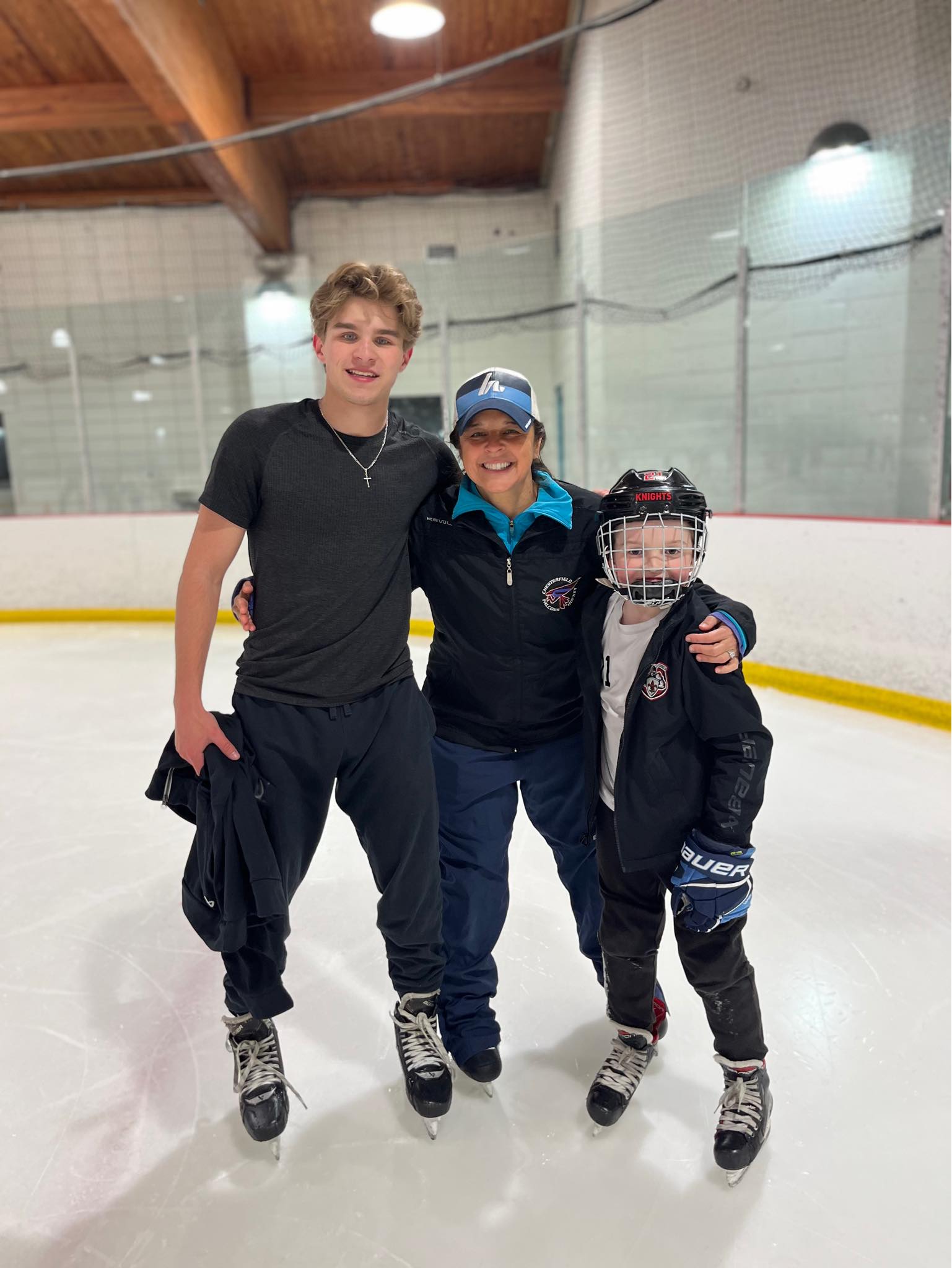 Coach Kristine, Grant, and Mick